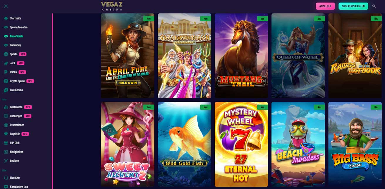 vegaz casino erfahrungen